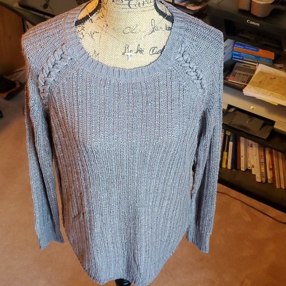 Pink Republic grey sweater size Large - Picture 1 of 13